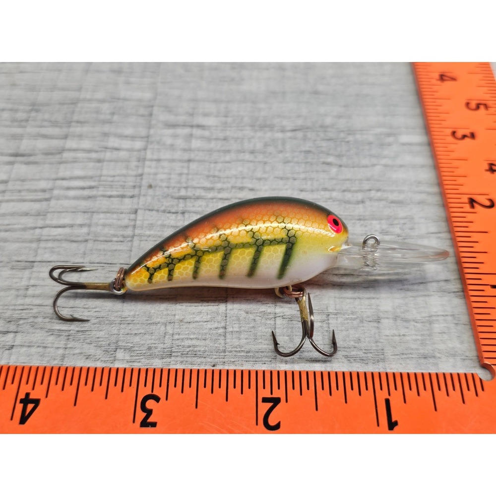 Bandit 200 Series Deep Diving Crankbait Lure - Rootbeer Chartreuse Perch